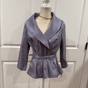 Alex Evenings Silver Women's Blouse - lavander